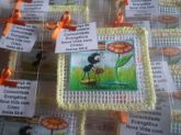 Mini telinha com versículo biblico